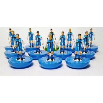 Subbuteo Andrew Table Soccer Coventry City 1981-1983 with Talbot commercial logo on classic Hasbro bases